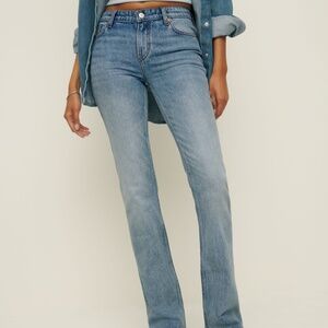 Reformation Rayna Low Rise Bootcut Jeans